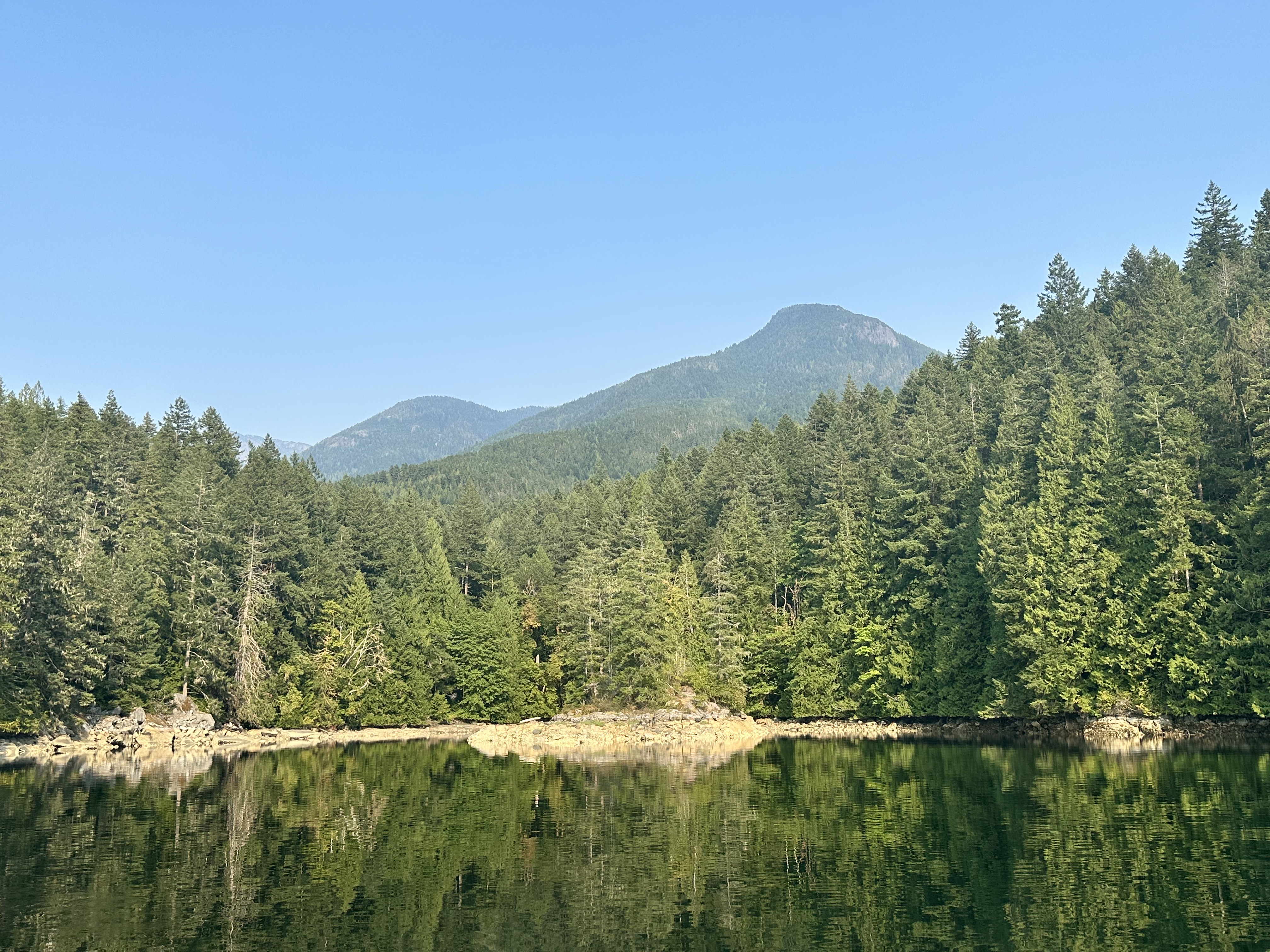 Couple enjoying a sunny day in Melanie Cove
